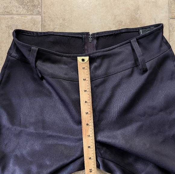 Dark purple satin pants - Picture 10 of 11